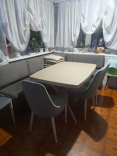 Стул на металлокаркасе Kora wine red / black фото покупателя 440