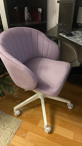 Компьютерное кресло Пард confetti silver серый / черный фото покупателя 244