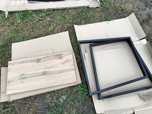 Деревянный стол Лота Лофт 120х75 белый матовый / дуб крафт золотой фото покупателя 473