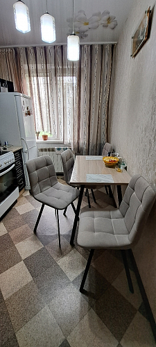 Стул на металлокаркасе Чилли синяя ткань / белый фото покупателя 323