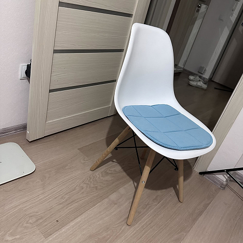 Стул Cindy Eames mod. 001 white / natural фото покупателя 38