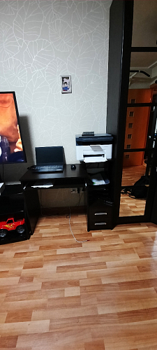 Стол компьютерный Джаз-24 правый венге фото покупателя 21