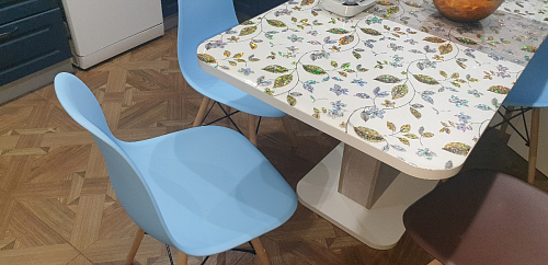 Пластиковый стул Eames PC-015 желтый фото покупателя 191