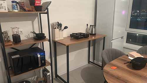 Барная стойка Дилан Лофт 120х40х98 дуб делано темный фото покупателя 183