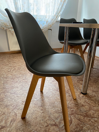 Деревянный стул Bonuss green / grey фото покупателя 55