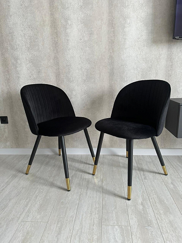 Стул на металлокаркасе Gabi latte / gold / black фото покупателя 221