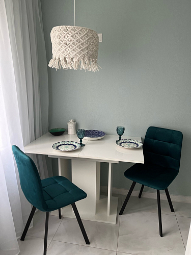 Комплект стульев Чилли 2 шт бежевый / черный фото покупателя 1267