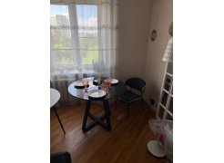 Стеклянный стол Норфолк 100 золото фото покупателя 36