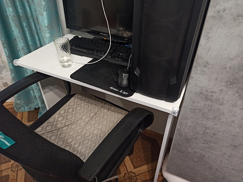 Стол письменный Kiwi белый  - Уцененный экземпляр фото покупателя 72