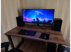 Деревянный стол Лота Лофт 120(160)х75 черный матовый / бетон светлый фото покупателя 795