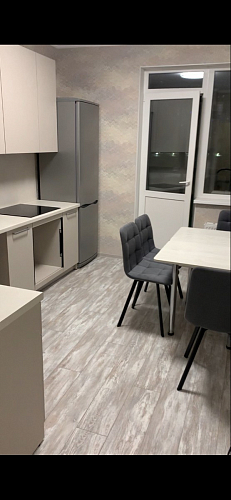 Стул на металлокаркасе Чилли синяя ткань / белый фото покупателя 310