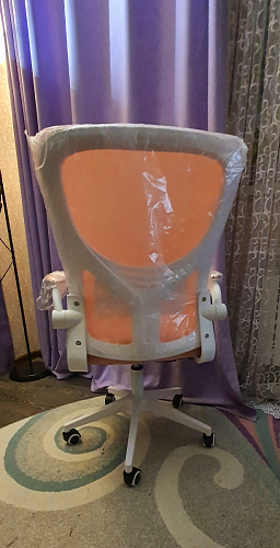 Компьютерное кресло Konfi dark gray / pink / white фото покупателя 104