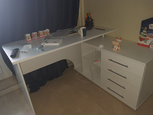 Компьютерный стол КСТ-109П правый венге фото покупателя 119