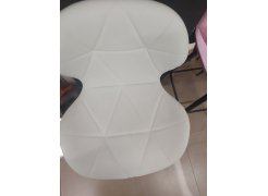 Барный стул Trio white / chrome  - Уцененный экземпляр из шоурума 2