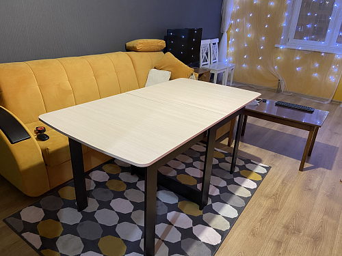 Стол обеденный раздвижной СтК4 дуб молочный фото покупателя 17