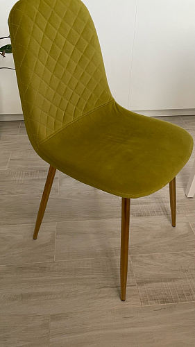 Стул на металлокаркасе Dabl 01 champagne / gold фото покупателя 89