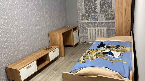 ТВ-тумба Эго Т-3 на ножках бетон светлый / белый глянец фото покупателя 42