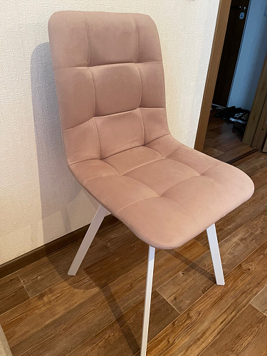 Стул на металлокаркасе Чилли зеленый / белый каркас фото покупателя 59