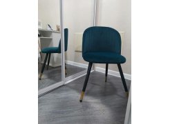 Стул на металлокаркасе Gabi blue / black фото покупателя 717