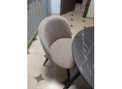 Стул на металлокаркасе Gabi 1 gray / black фото покупателя 259