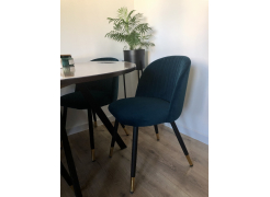 Стул на металлокаркасе Gabi green / black фото покупателя 887