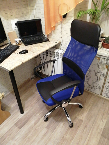 Компьютерное кресло Arano 1 dark blue фото покупателя 9