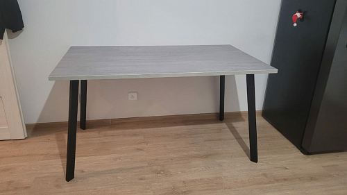 Стол Тринити Лофт 120 32 мм дуб галифакс табако / черный матовый фото покупателя 265