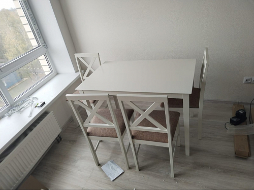 Обеденный комплект Hudson (Хадсон) espresso фото покупателя 21