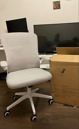 Компьютерное кресло Konfi dark gray / pink / white фото покупателя 68