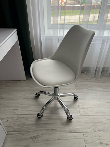 Компьютерное кресло Kolin с подушкой clear / white фото покупателя 69