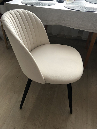 Стул на металлокаркасе Gabi latte / gold / black фото покупателя 869