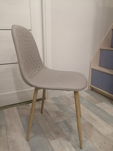 Стул на металлокаркасе Capri голубой фото покупателя 30