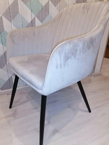 Стул на металлокаркасе Slam dark beige фото покупателя 63