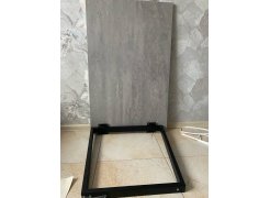 Стол Лота Лофт 140 25 мм юта / белый матовый фото покупателя 329