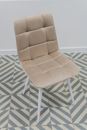 Стул на металлокаркасе Чилли зеленый / белый каркас из шоурума 6