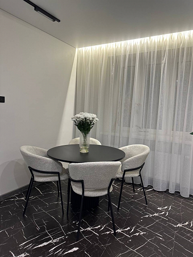 Деревянный стол Барел 89 черный / черный фото покупателя 4