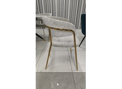 Стул на металлокаркасе Kamelia зеленый / золото из шоурума 12