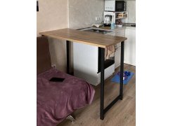 Барная стойка Дилан Лофт 120х60х90 бетон фото покупателя 67