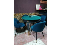 Стул на металлокаркасе Gabi blue / black фото покупателя 555