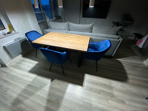 Стул на металлокаркасе Slam dark blue фото покупателя 27