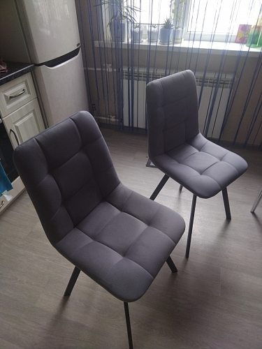 Стул на металлокаркасе Чилли зеленый / черный фото покупателя 1048