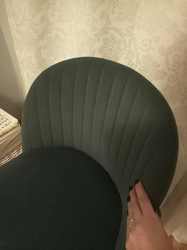 Стул на металлокаркасе Gabi 1 dark gray / black фото покупателя 944