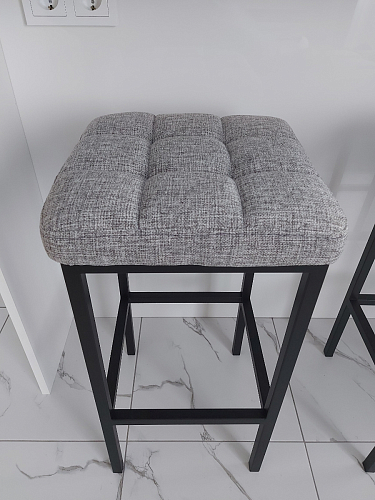 Барный стул Лофт катания минт / белый матовый фото покупателя 316