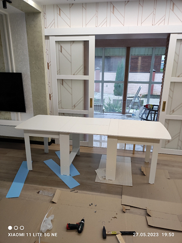 Стол обеденный раздвижной СтК7 венге фото покупателя 131