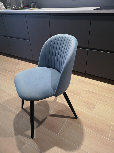 Стул на металлокаркасе Gabi 1 light purple / black фото покупателя 7