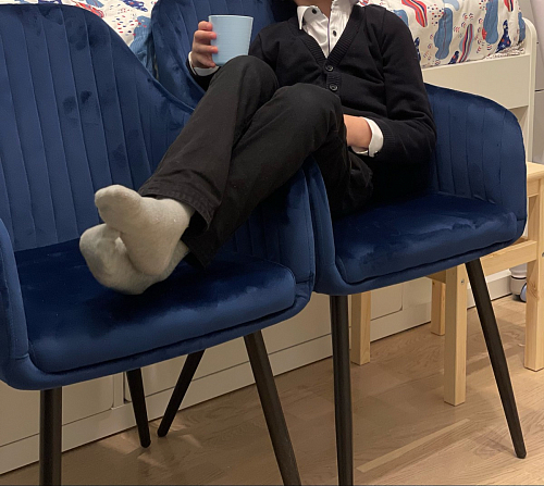 Стул на металлокаркасе Slam розовый фото покупателя 57