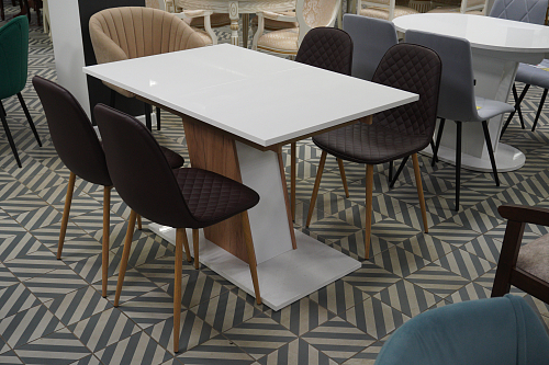 Стул на металлокаркасе Capri голубой из шоурума 3