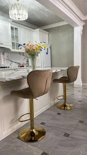 Барный стул Porch white / chrome фото покупателя 32