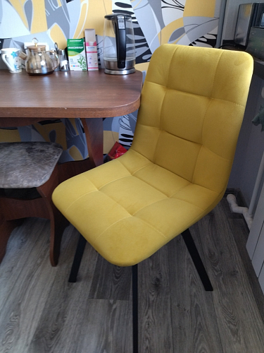 Комплект стульев Чилли 2 шт бежевый / черный фото покупателя 475