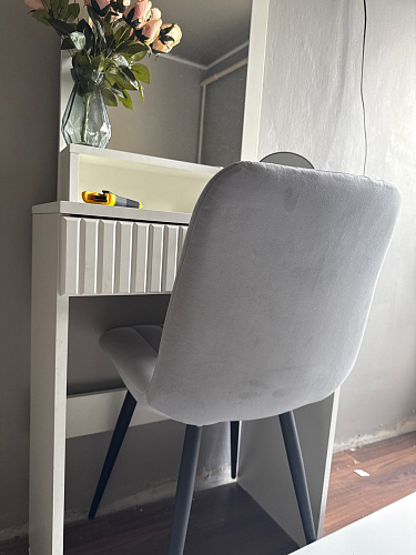 Стул на металлокаркасе Дани П бежевый / черный фото покупателя 30